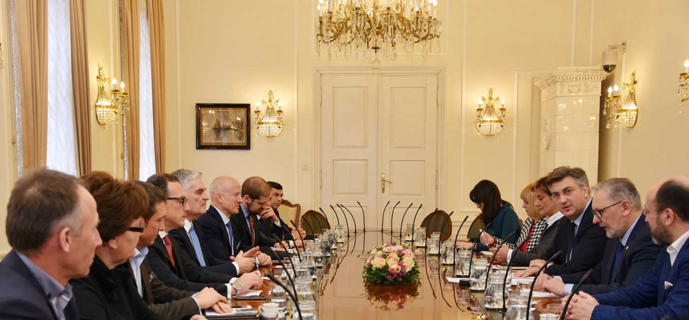 Vjerovnici Agrokora kod predsjednika Vlade Andreja Plenkovića: Puna podrška nastavku procesa i postizanju nagodbe